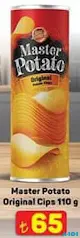 MASTER POTATO ORİGİNAL PATATES CİPSİ 110 G fiyat ve kampanya bilgisi